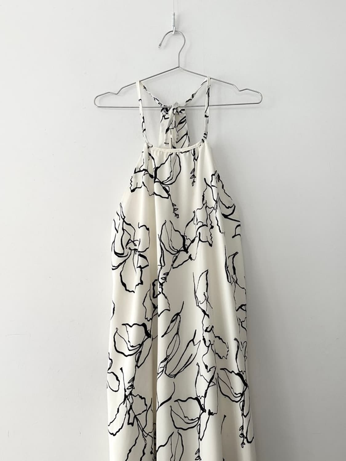 Flow pattern back halter ops 상품이미지2