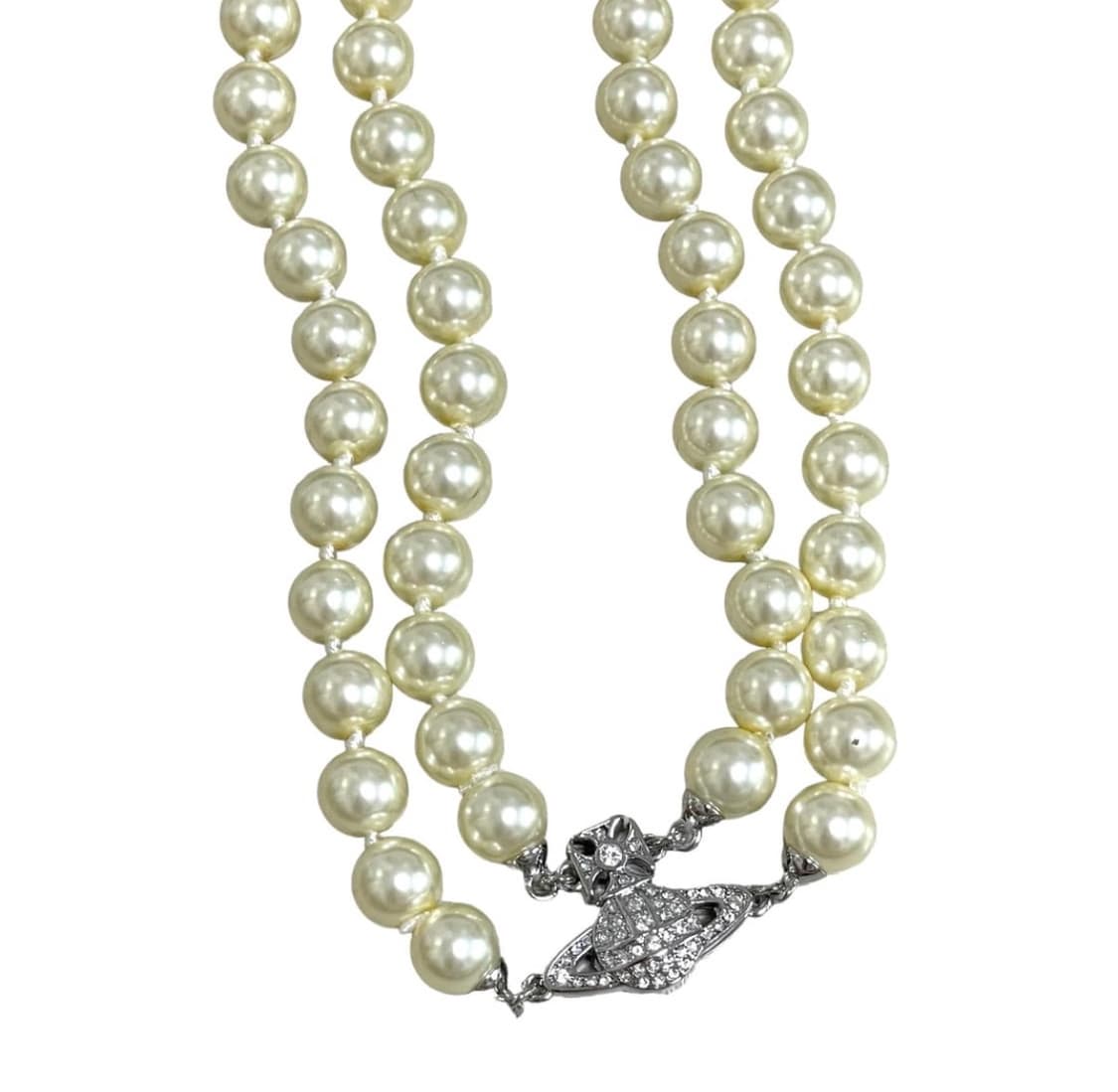 비비안웨스트우드 레이어드 펄 진주 네크리스 상품이미지2