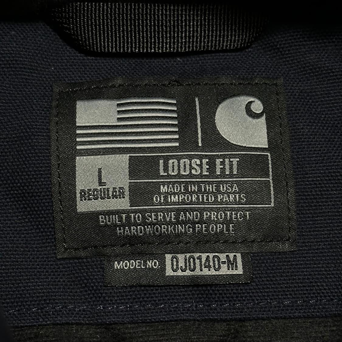 L 칼하트 네이비 액티브 자켓 상품이미지4