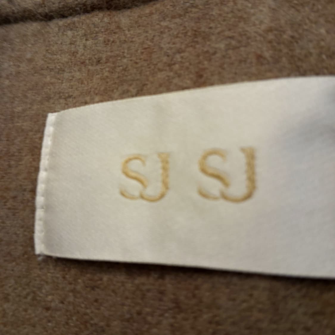 SJSJ 베이지 울 코트 상품이미지3