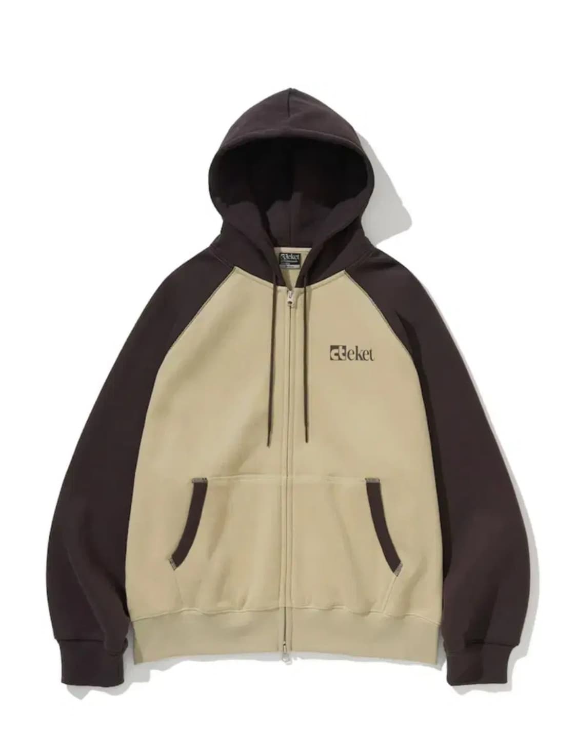 [S] 테켓 teket 플랜 후드집업 브라운 상품이미지1