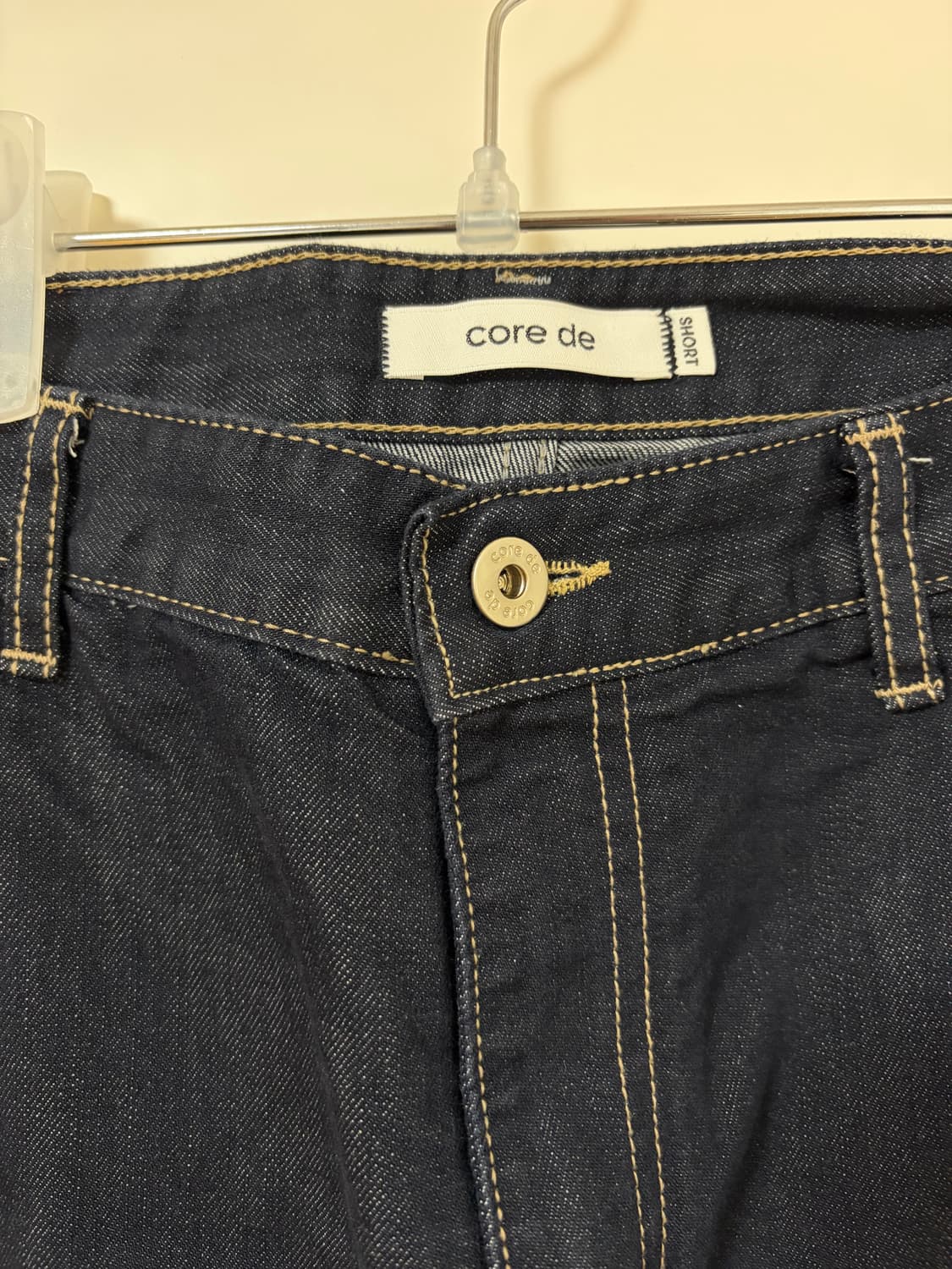 상태 최상) 코어드 논페이드 데님 팬츠 상품이미지4