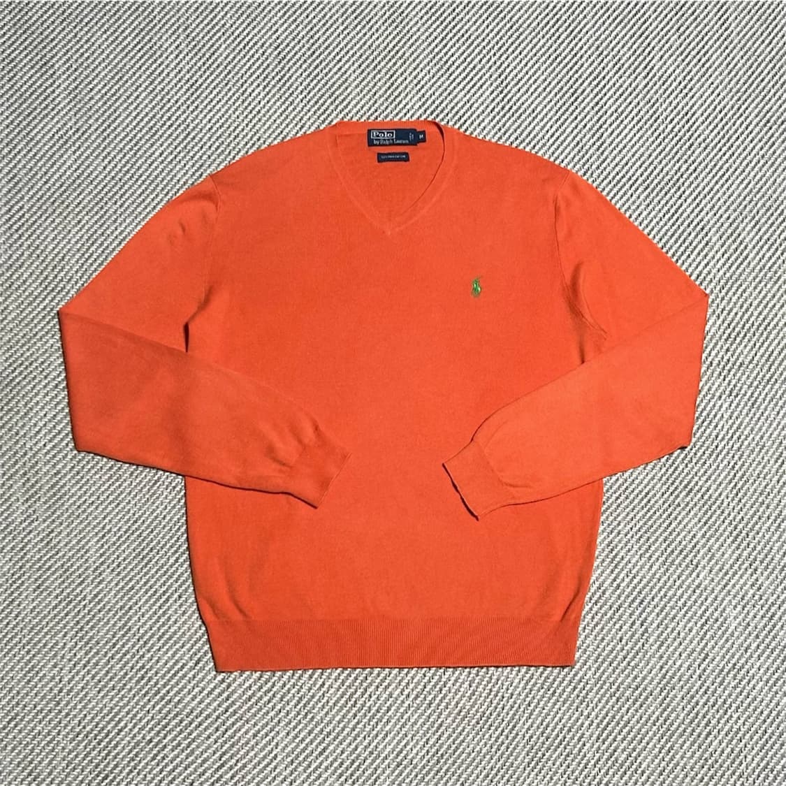 [M] Polo 폴로 랄프로렌 코튼 브이넥 니트 상품이미지1
