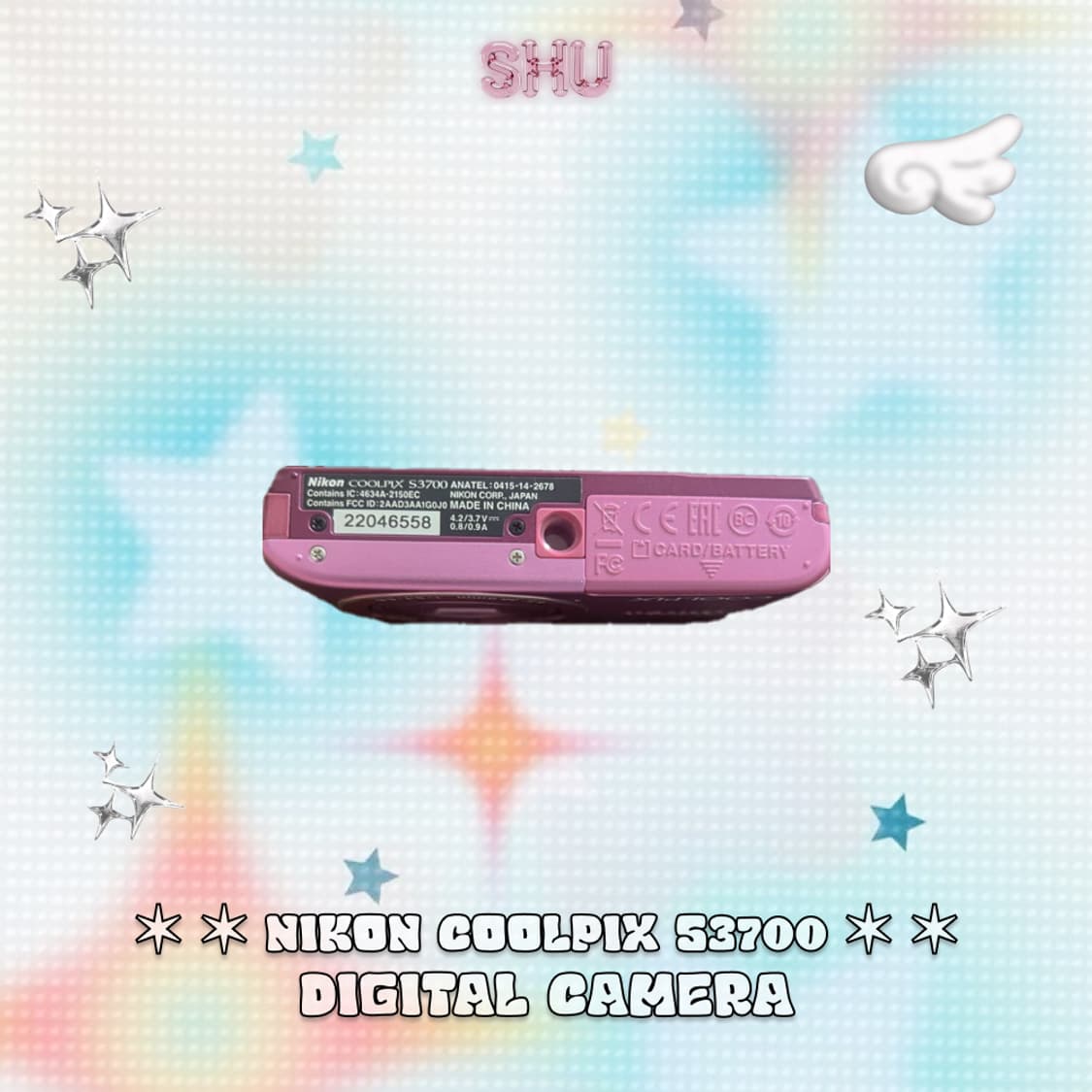 니콘 쿨픽스 Coolpix S3700 빈티지 디카 핑크 상품이미지8