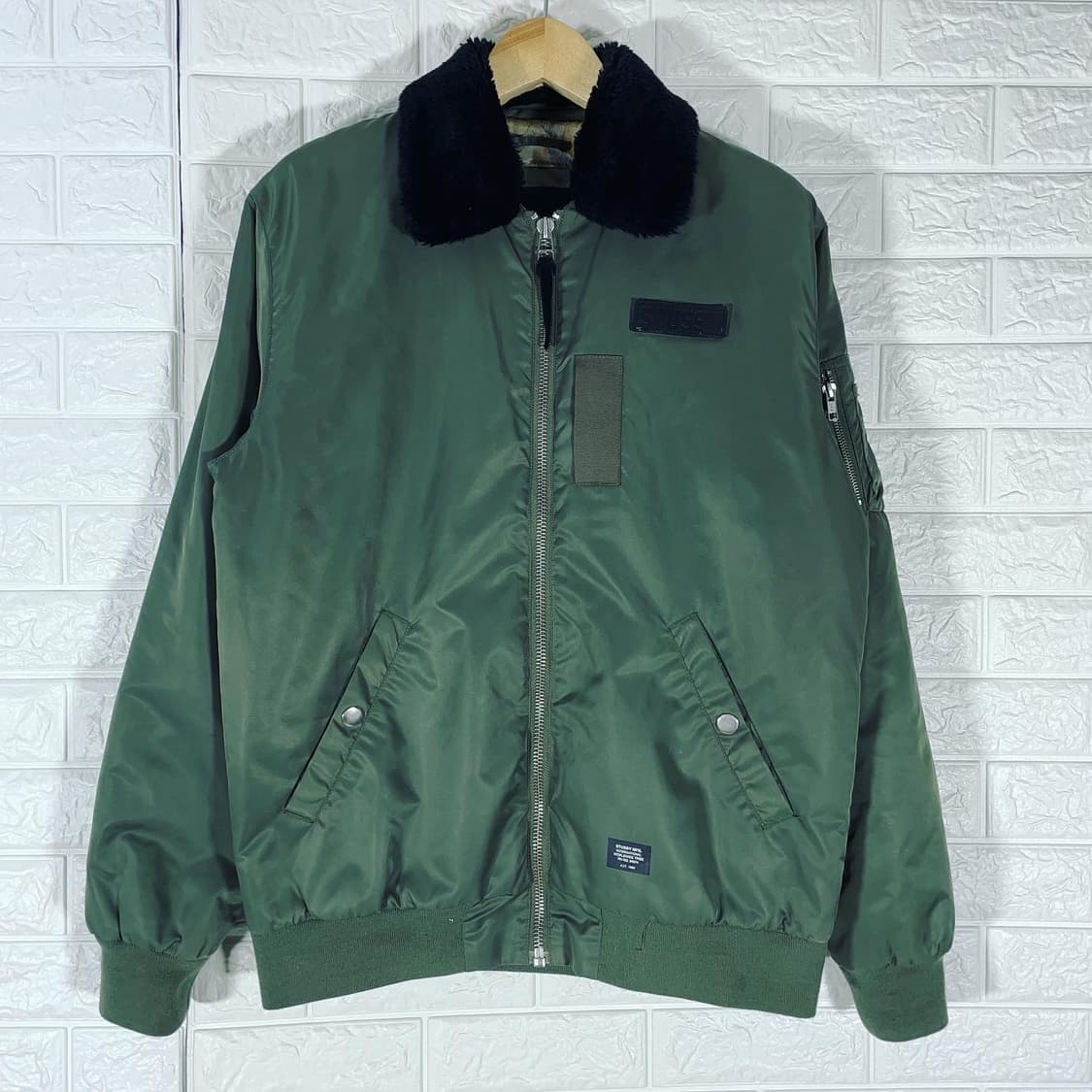 스투시 올드스쿨 ma-1 자켓 상품이미지1