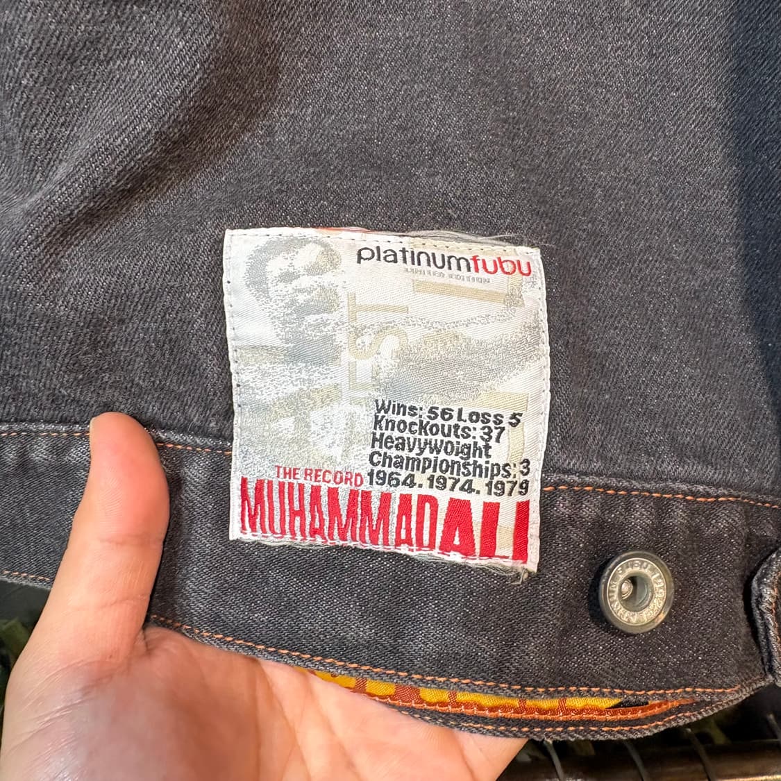 [XXL] FUBU 푸부 무하마드 알리 데님 자켓 상품이미지7