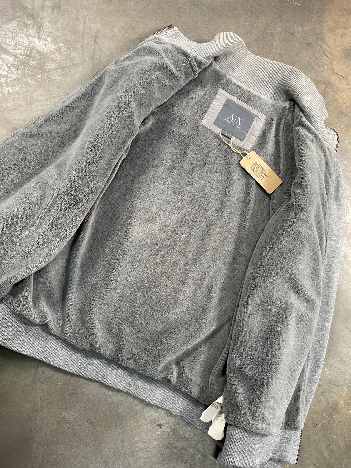 알마니 패치 쉐르파 코튼 집업 상품이미지4