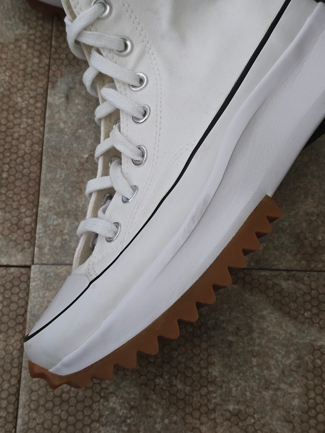 (240)컨버스 런스타 하이크 하이 화이트 상품이미지4