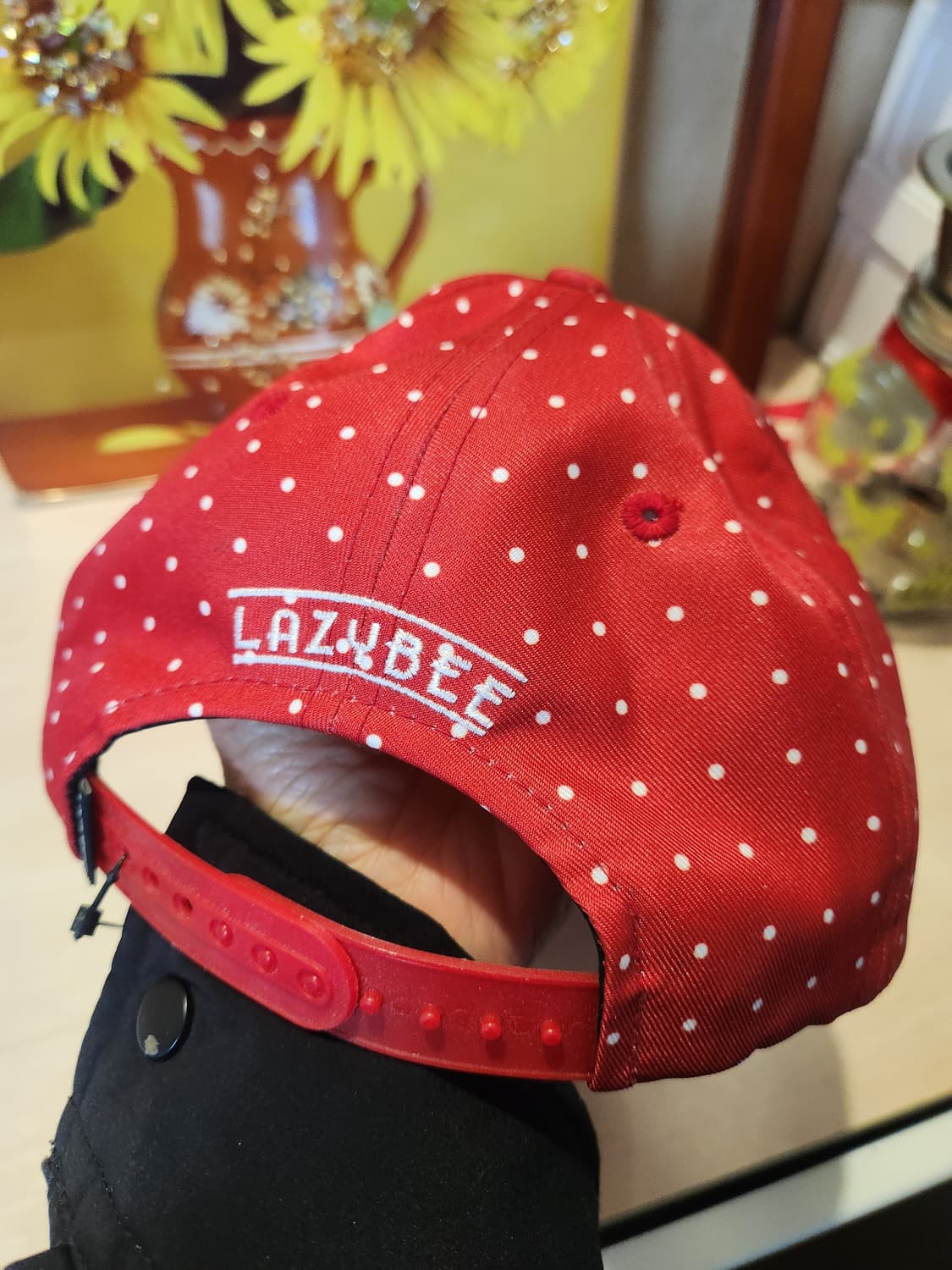 “🍓 레드 도트 캡 / 키치 감성 찜템” 상품이미지3