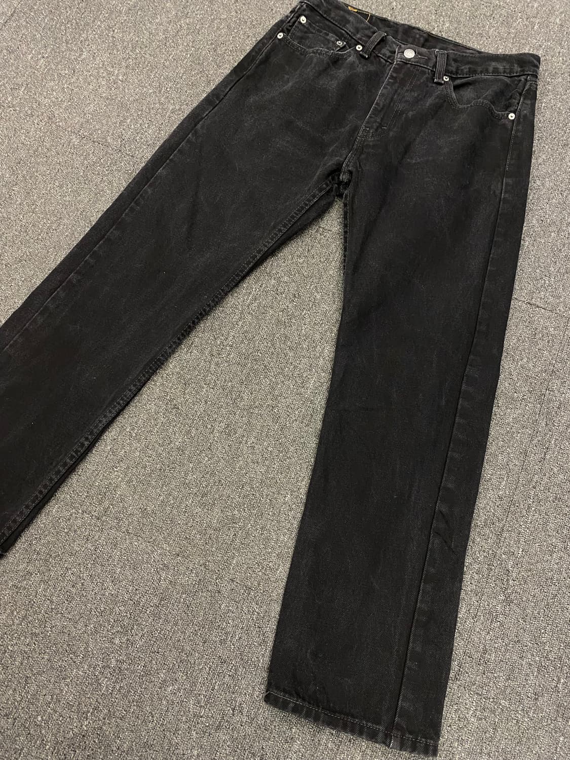 Levis 리바이스 505 흑청 데님팬츠 상품이미지5