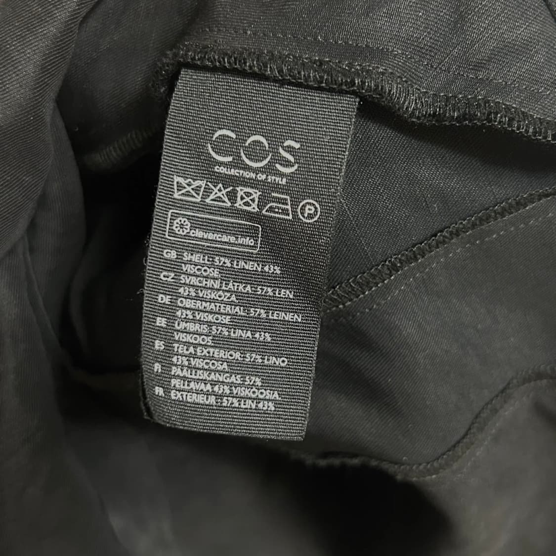 COS 레이어드 린넨 드레스 상품이미지9