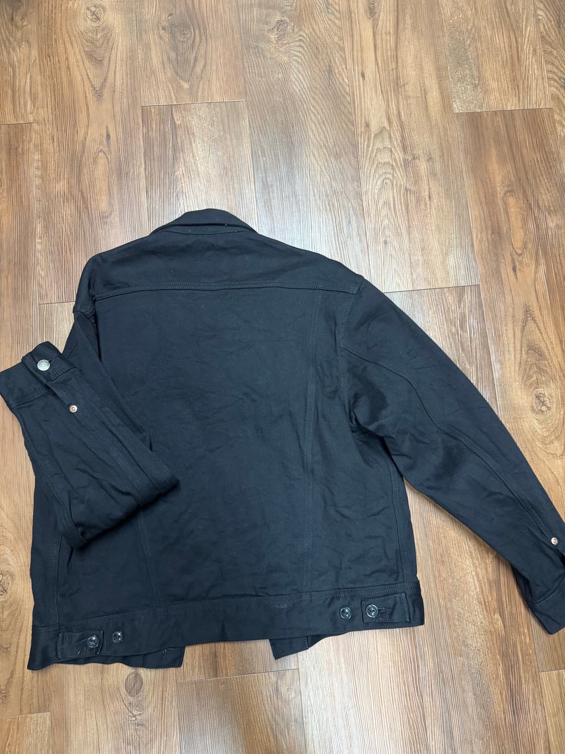 아웃스탠딩 50년대 라이더 셀비지 데님셋업 상품이미지4