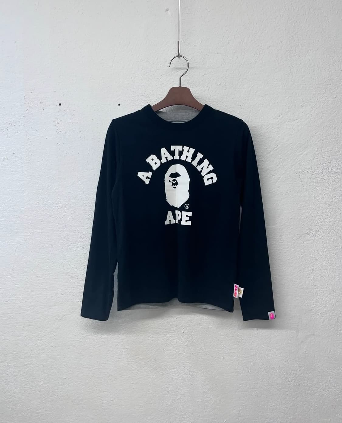 에이프 베이프 리버시블 양면 롱슬리브 숏 사이즈 상품이미지1