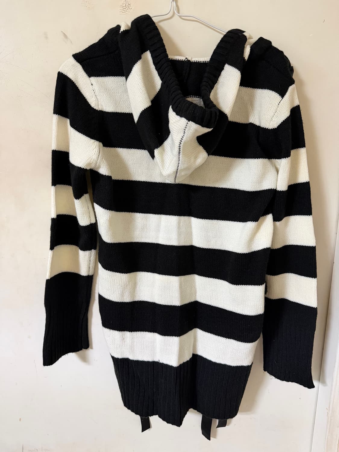 베이비베어 빈티지 커스텀 니트 후드 원피스 상품이미지3