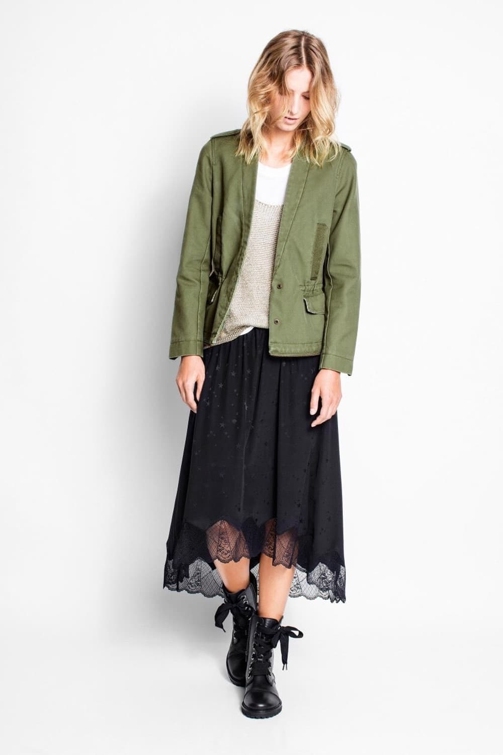 Zadig&Voltaire 자딕앤볼테르 베담 야상자켓 S 상품이미지9