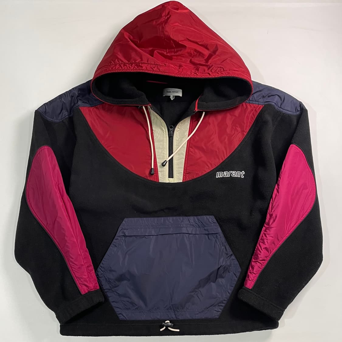 이자벨마랑 컬러블록 후드 아노락 상품이미지1