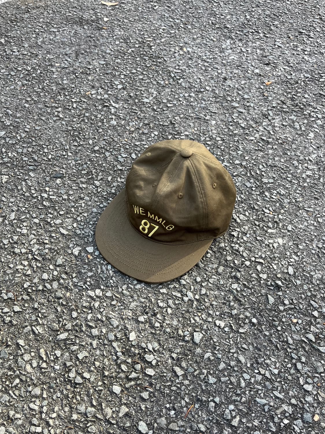 MMLG 87 logo cap khaki 상품이미지1