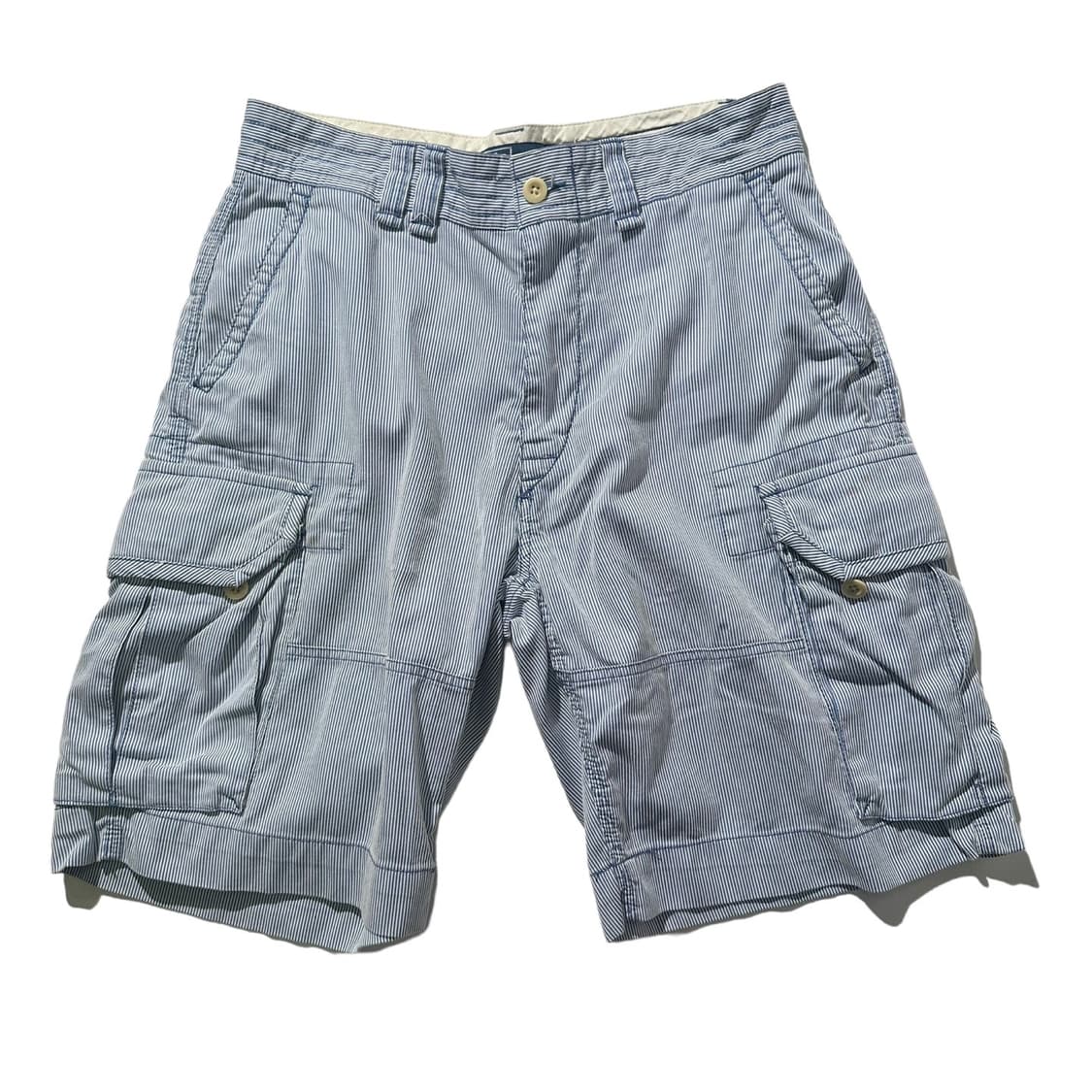 폴로 랄프로렌 스트라이프 코튼 카고 하프 팬츠 반바지 상품이미지1