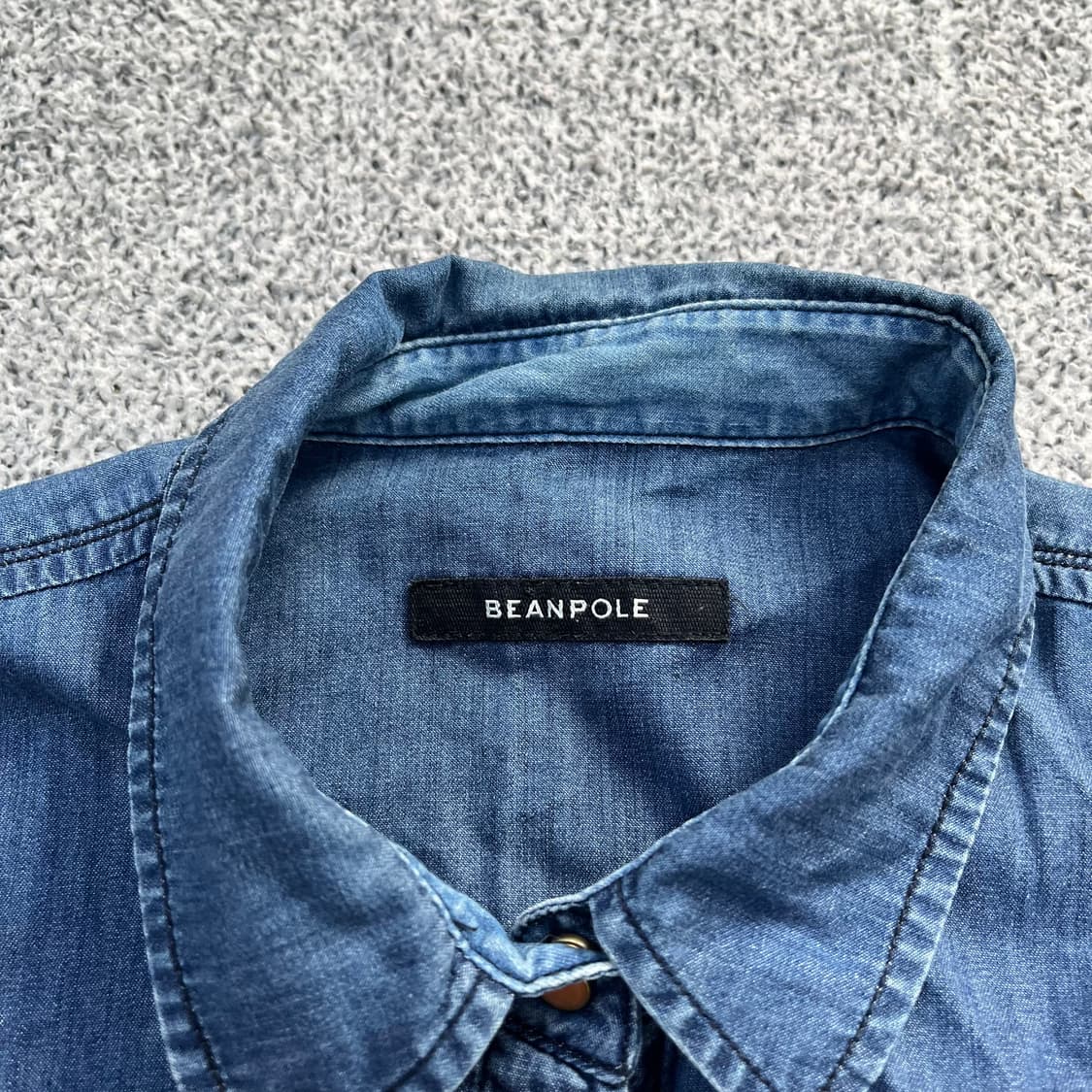 90 빈폴 포켓 데님 남방 0410M 상품이미지2