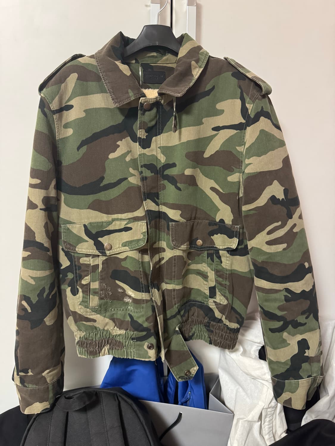 생로랑  19aw 카모 자켓 상품이미지1