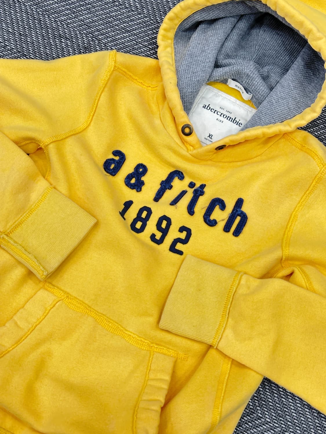 아베크롬비 후드티 옐로우 상품이미지4