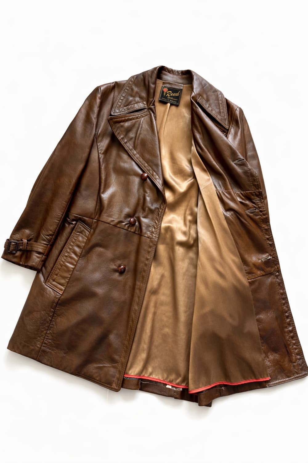 70's Reed Sprotswear 레더 코트 L(100) 상품이미지6