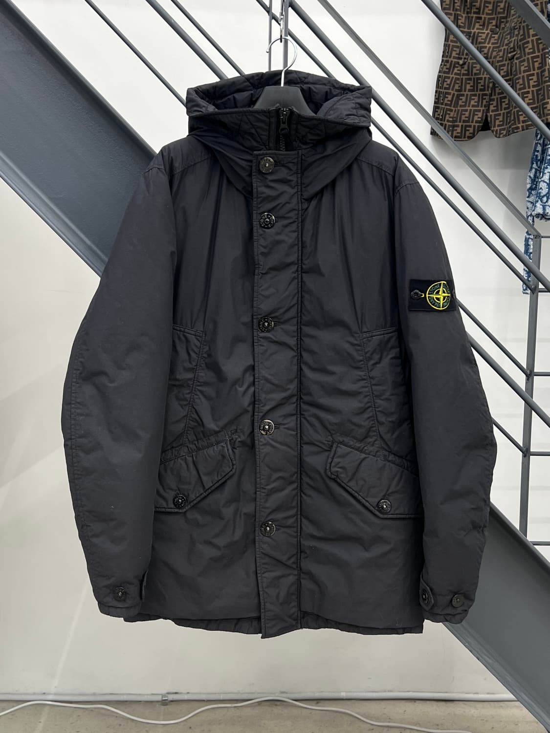 스톤아일랜드 나슬란 와트로 와펜 패딩 자켓 상품이미지1