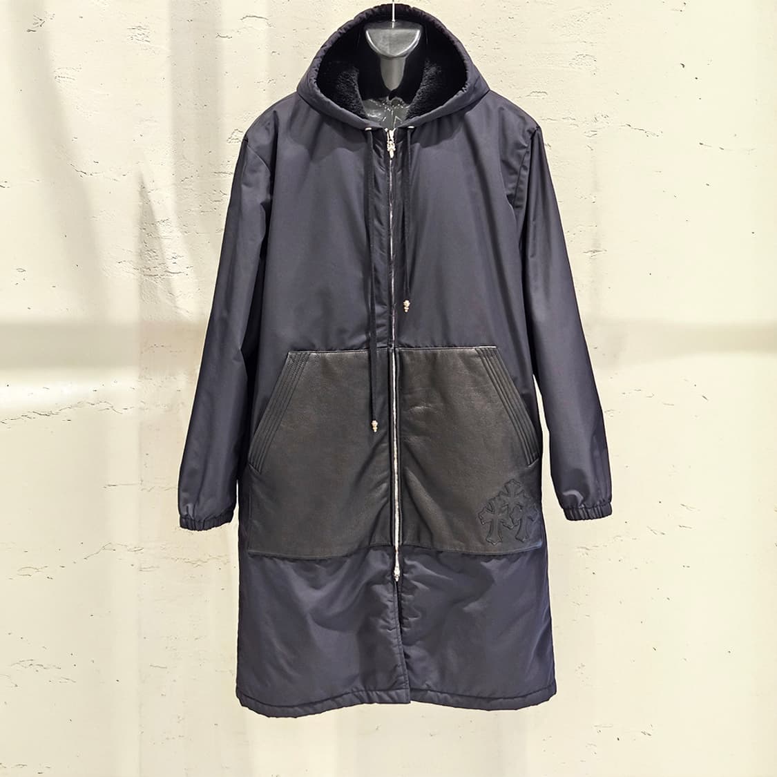 [M] 미사용 크롬하츠 허리캐인 퍼 롱패딩 B1213C166 상품이미지1