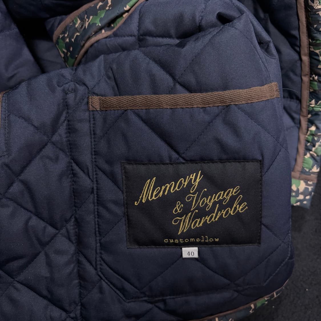 40 105 커스텀멜로우 카모 밀리터리 워크 퀼팅자켓 상품이미지6