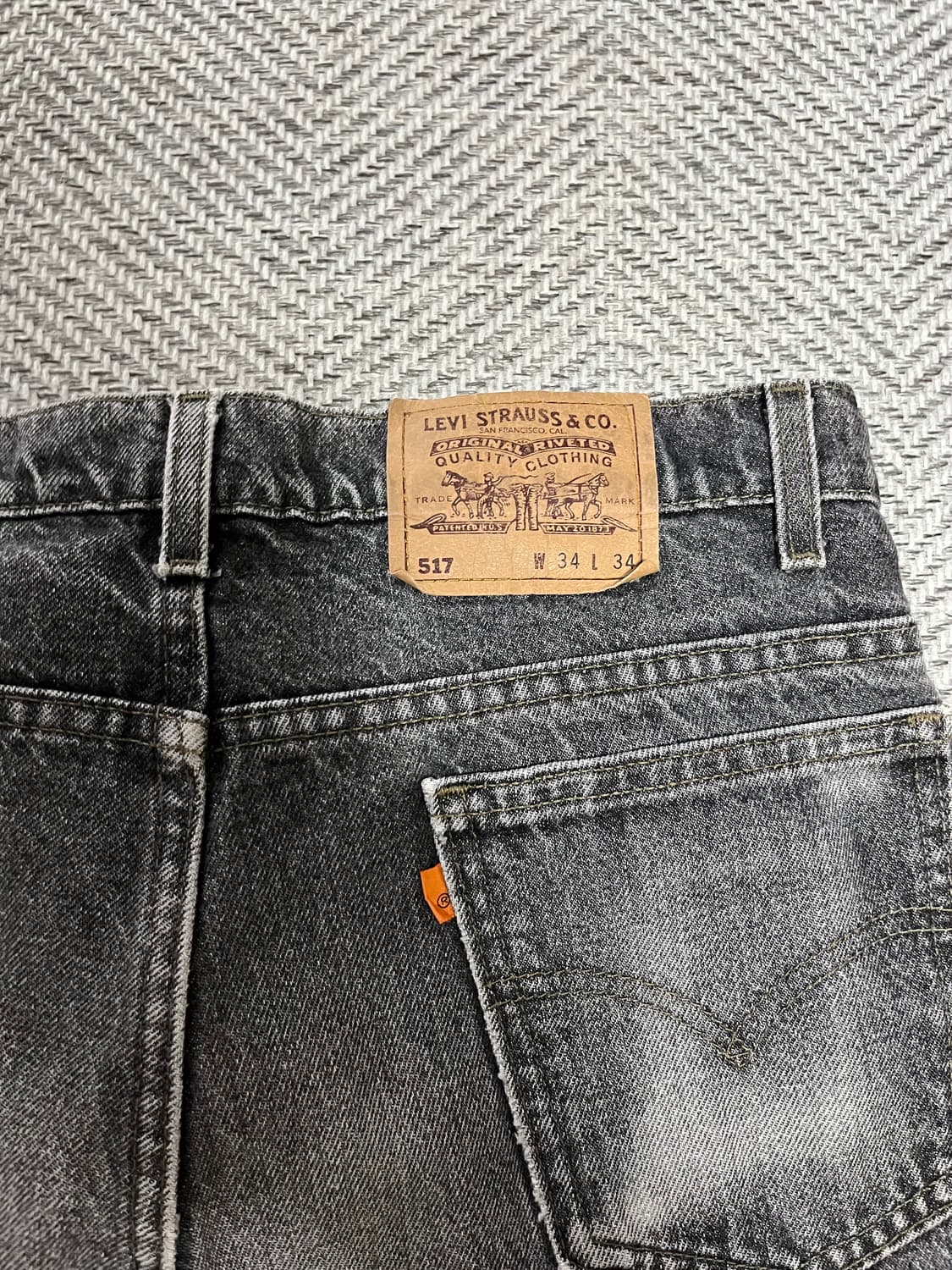 90s 리바이스 517 블랙 34x34 상품이미지5