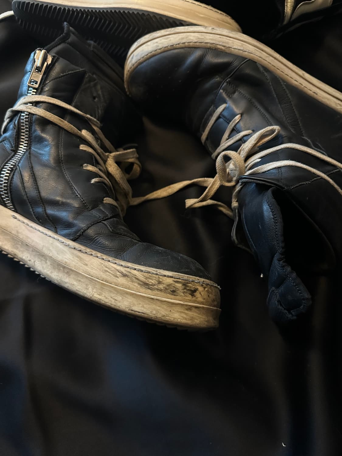 릭오웬스 지오바스켓 블랙 스니커즈 상품이미지3