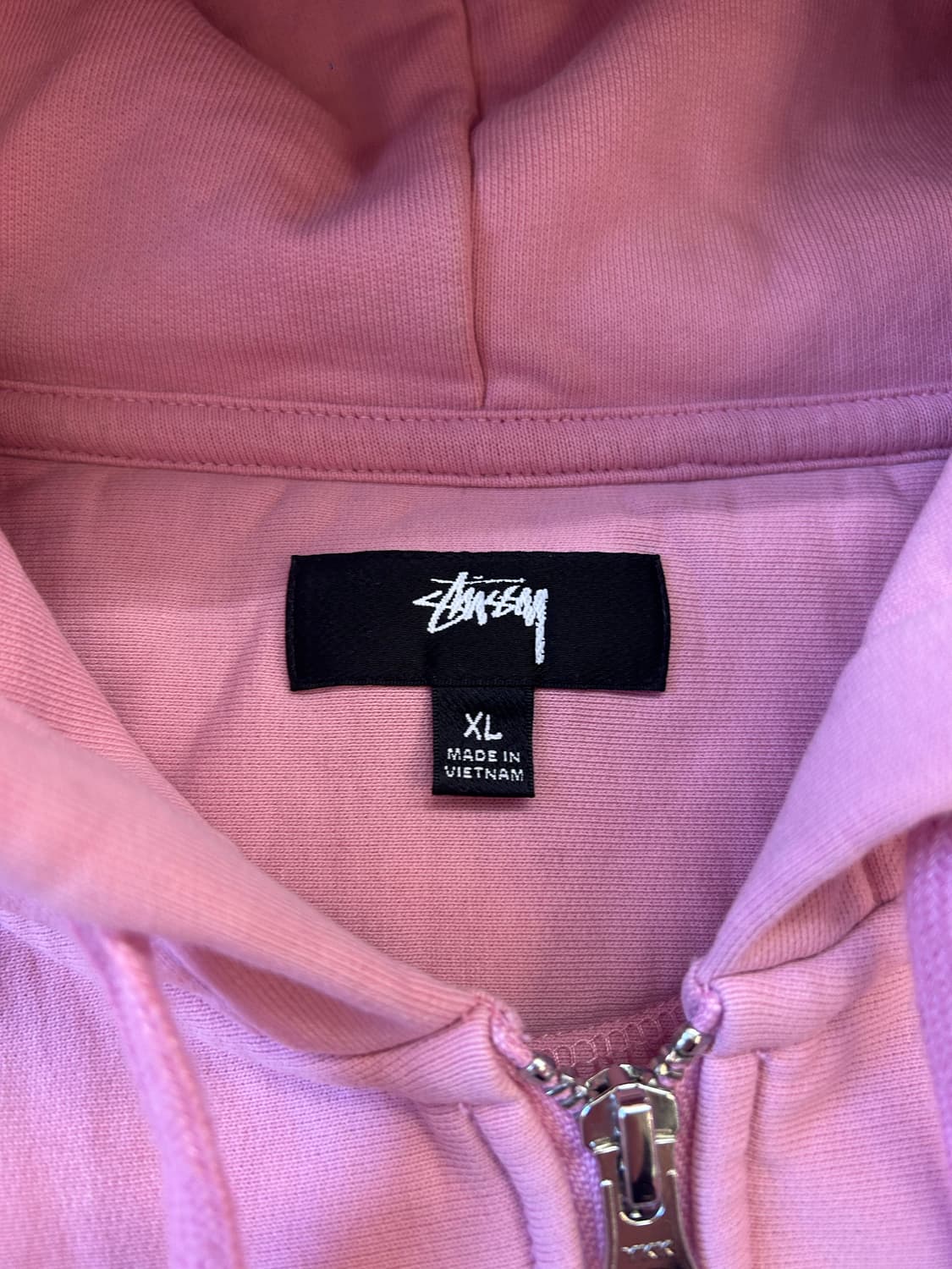스투시 핑크 후드집업 상품이미지3