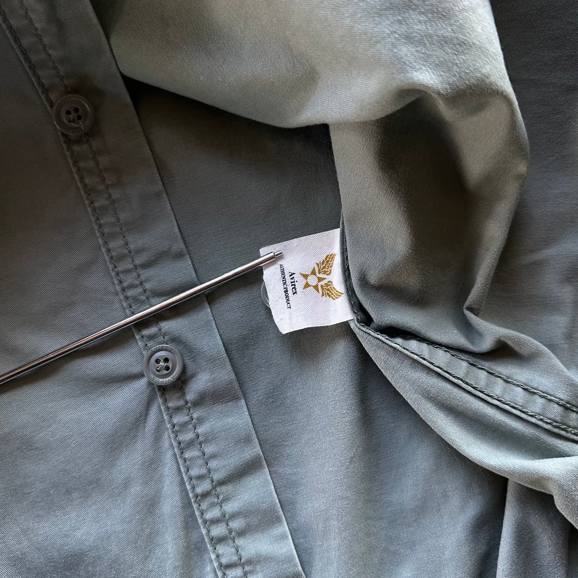 [M]아비렉스 AVIREX US ARMY 밀리터리 셔츠 상품이미지9