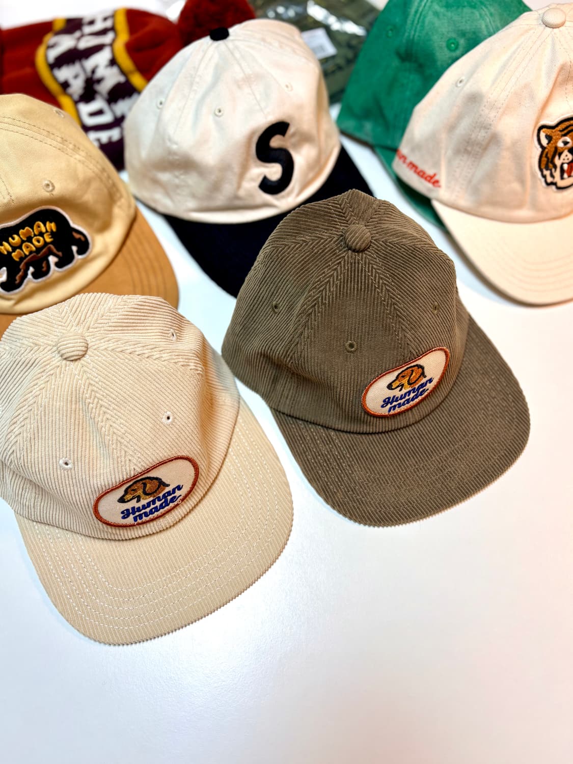 휴먼메이드 코듀로이 캡 - 카키 상품이미지2