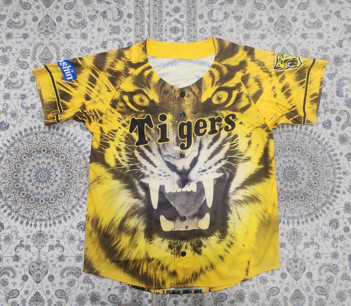 미즈노 한신 타이거즈 야구 유니폼 (95-100) 상품이미지1