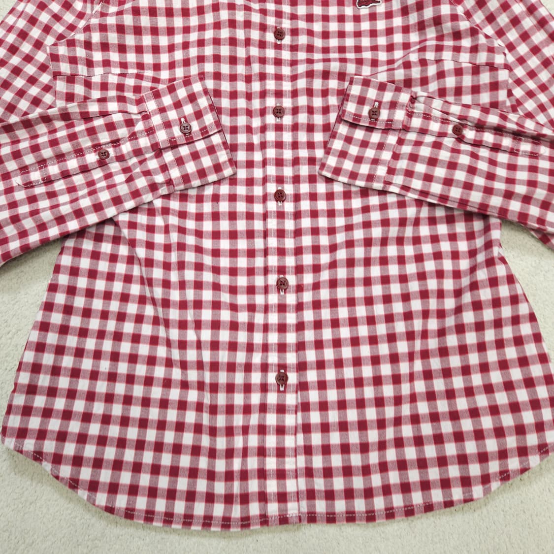 라코스테 체크 셔츠 34 상품이미지3