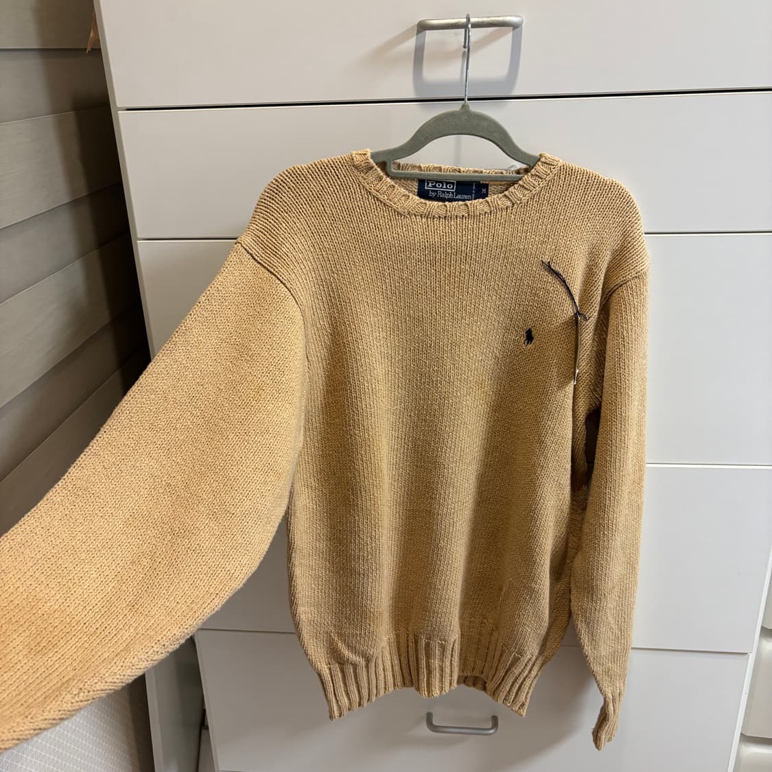 폴로 랄프로렌 베이직 라운드넥 누벅 코튼니트 새제품 상품이미지2