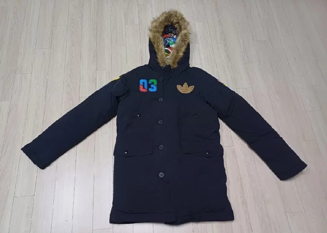 아디다스 불꽃패치  덕다운패딩 상품이미지1