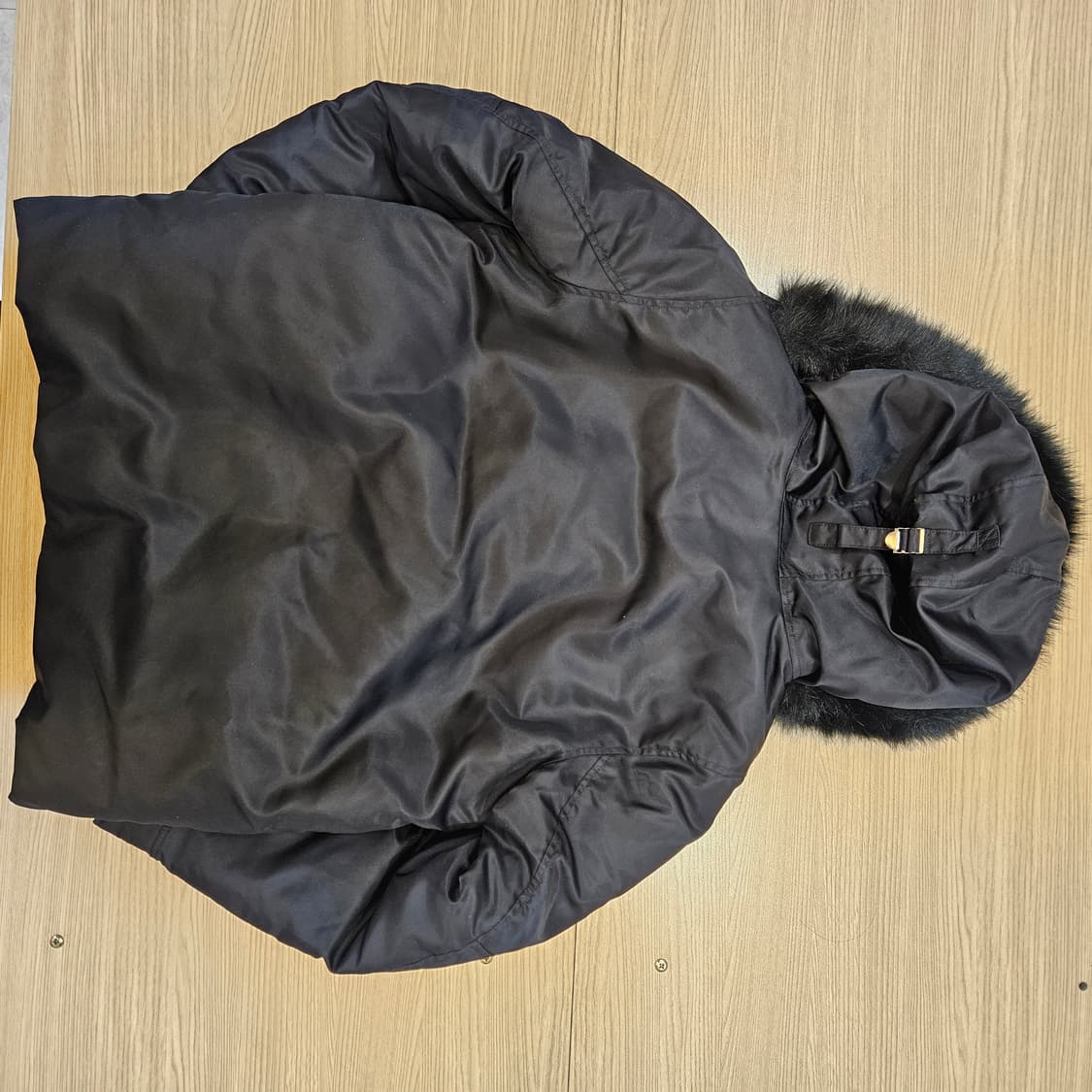 리바이스 후드 퍼 패딩M 상품이미지4