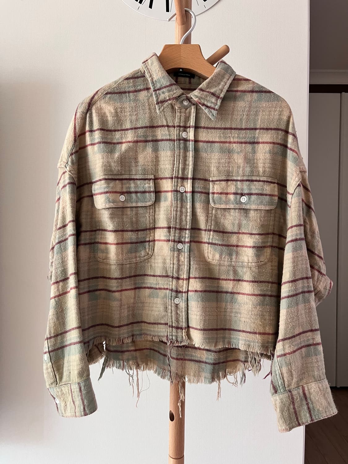 R13 김고은 체크셔츠 상품이미지1