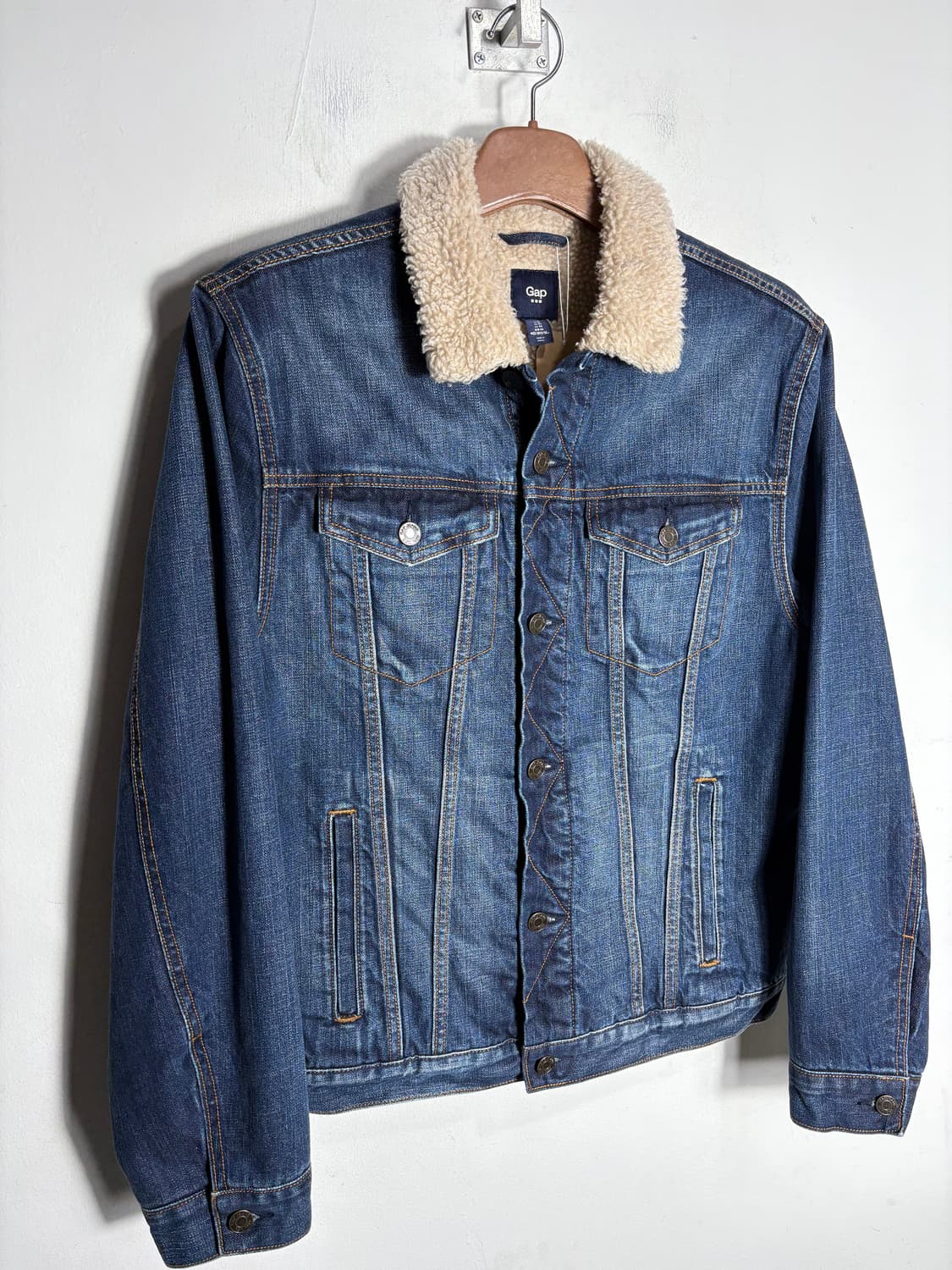 갭 시어링 카라 데님 자켓 상품이미지1