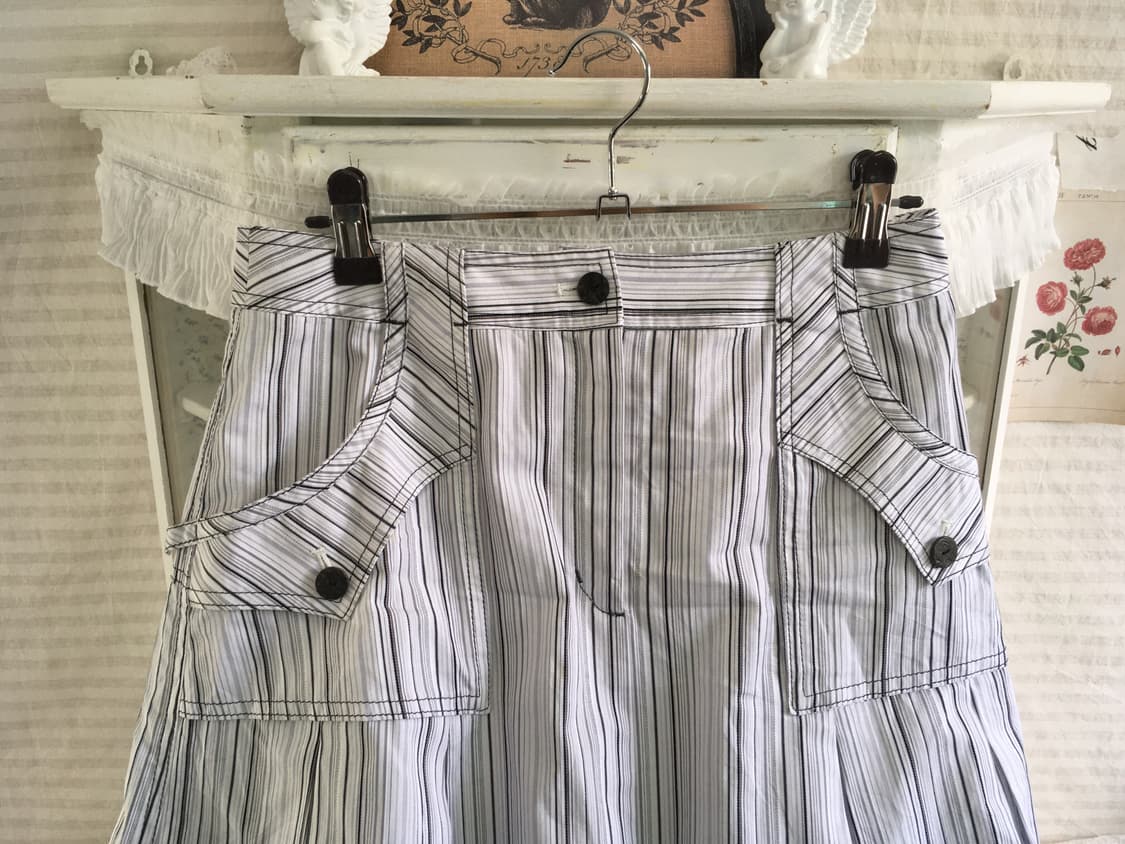 빈티지 아카이브 스트라이프 포켓 스커트 상품이미지7