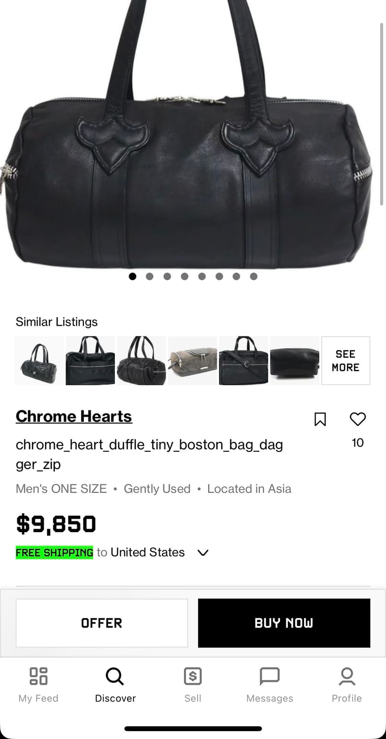 [os] 크롬하츠 더플백, 보스턴백 상품이미지10