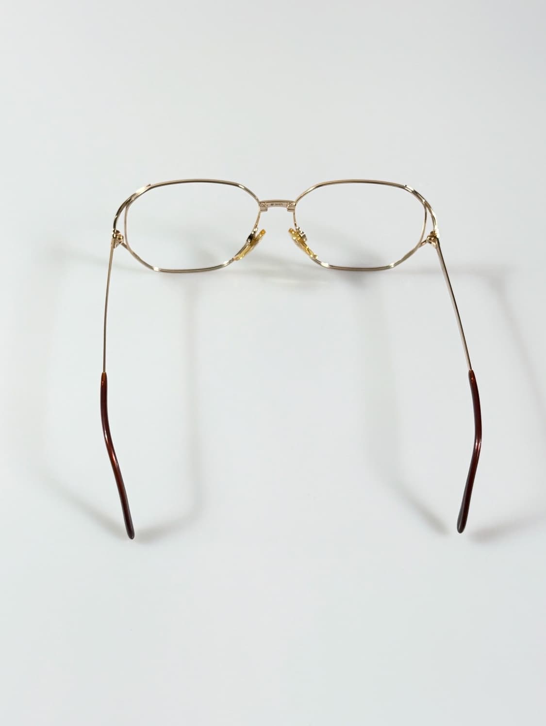 90s RODENSTOCK 골드 펜타곤 프레임 빈티지 안경 상품이미지5