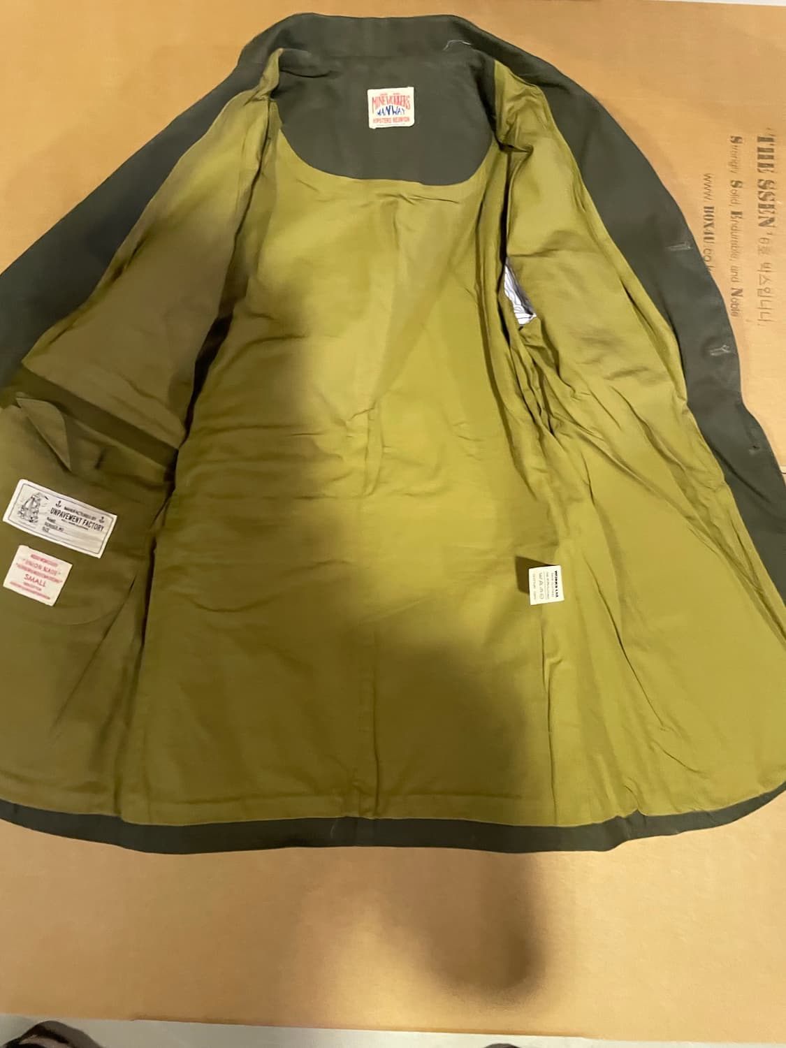 니들워크 개버딘 자켓 S 새상품 상품이미지3