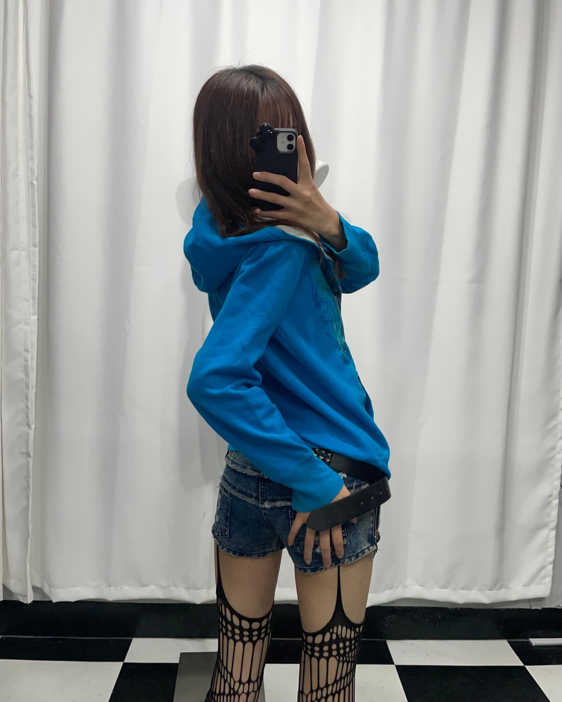 🎸블루 프린팅 후디🎸 상품이미지3