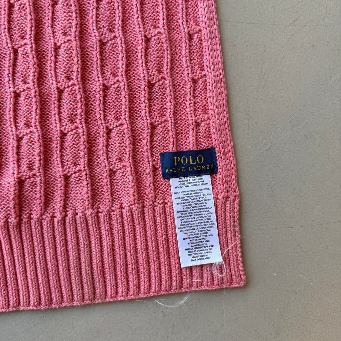 폴로 랄프로렌 케이블 머플러 상품이미지3