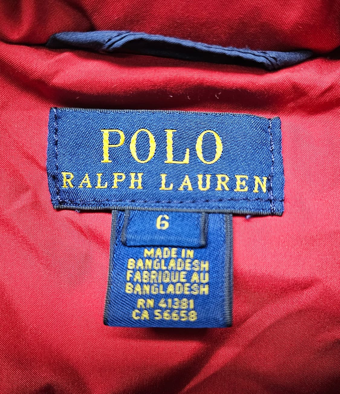 폴로랄프로렌 키즈패딩 6세 후드덕다운패딩 XD58 상품이미지2