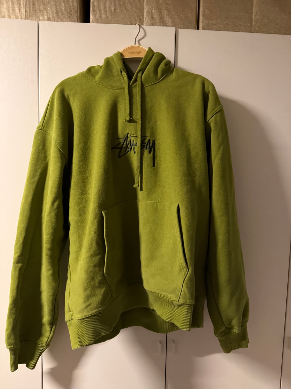 스투시 기모 후드 그린 (110) 상품이미지1