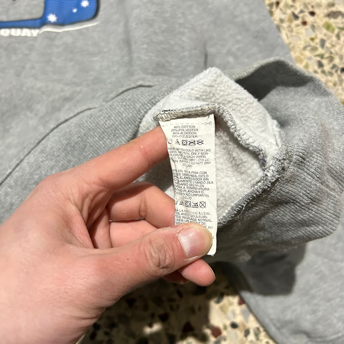 오클리(oakley) 그레이 유니언 잭 로고 후드티  상품이미지6